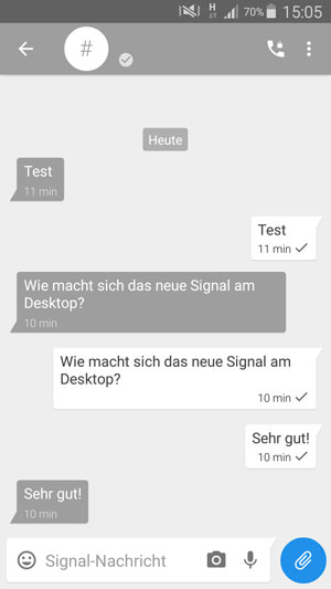 Signal messenger einstellungen